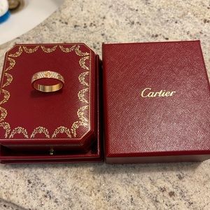 Cartier pave love ring
